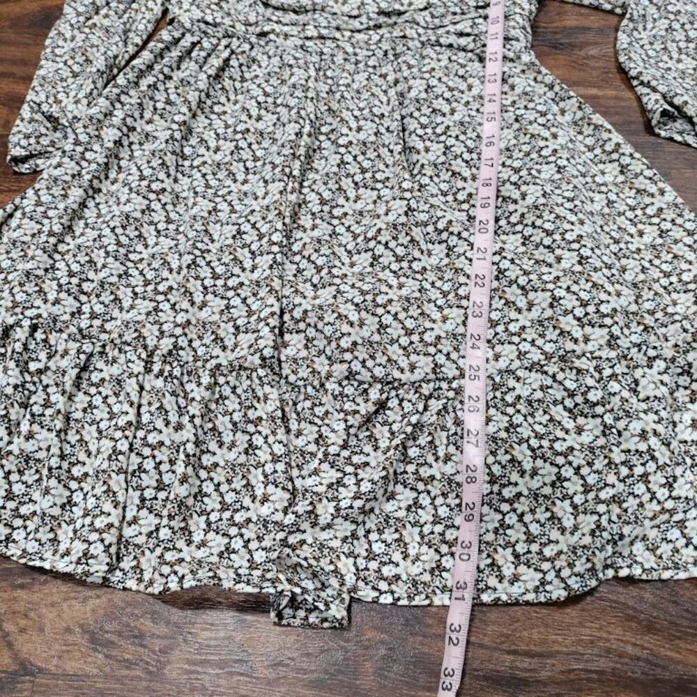 Abercrombie & Fitch Babydoll Mini Floral Prairie Whimsy Coquette Y2K Dress M - Picture 8 of 10